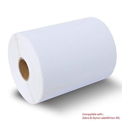 enKo Compatible for Dymo 30336 Labels (1 x 2-1/8 inches) - 6 Rolls, 3,000 Labels for Dymo LabelWriter 450 Turbo Printer and 4XL - Direct Thermal Address, Shipping and Barcode Labels